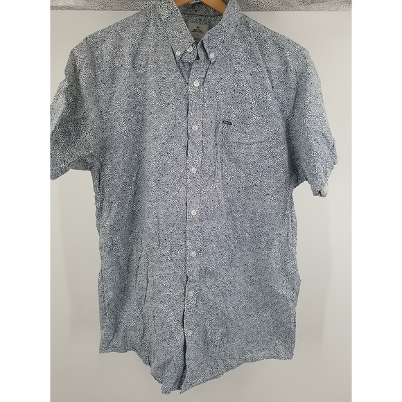 Rip Curl Shirt Mens XL Floral Button Up Short Sleeve - Picture 1 of 5